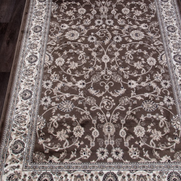 Ковер российский d251 Valencia Delux (Хит-сет, коричневый)