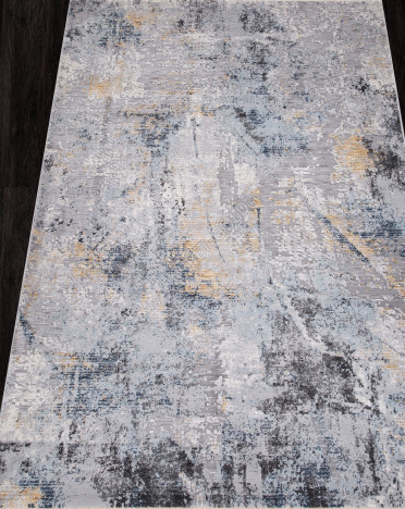 Ковер турецкий L0775B PETRA (Полиэстер, серый)