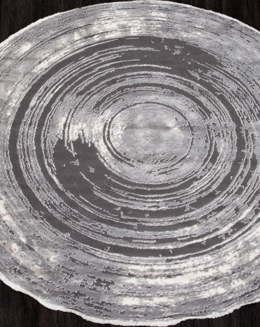 Ковер турецкий 00843G SAFIR (PP Heatset Высокоплотный, серый)