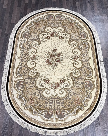 Ковер бельгийский 5094498330 KUNDUZ (Вискоза, коричневый, кремовый)