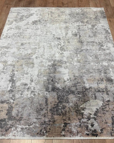 Ковер турецкий EF61A MOOD (Акрил, Эвкалиптовый шелк, бежевый, серый)