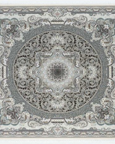 Ковер персидский G144 Mashad 1500 (Акрил, серый)