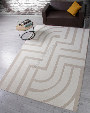 Ковер F439 - LIGHT CREAM - Прямоугольник - коллекция DIOS