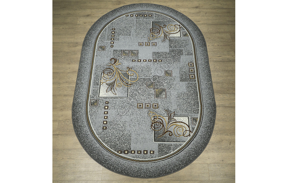 КОВРЫ ДИЗАЙН 15724 ЦВЕТ 10746 Лайла де Люкс овал