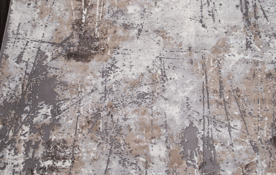 Ковер 3433 - GRAY-BEIGE - Овал - коллекция GRAFF