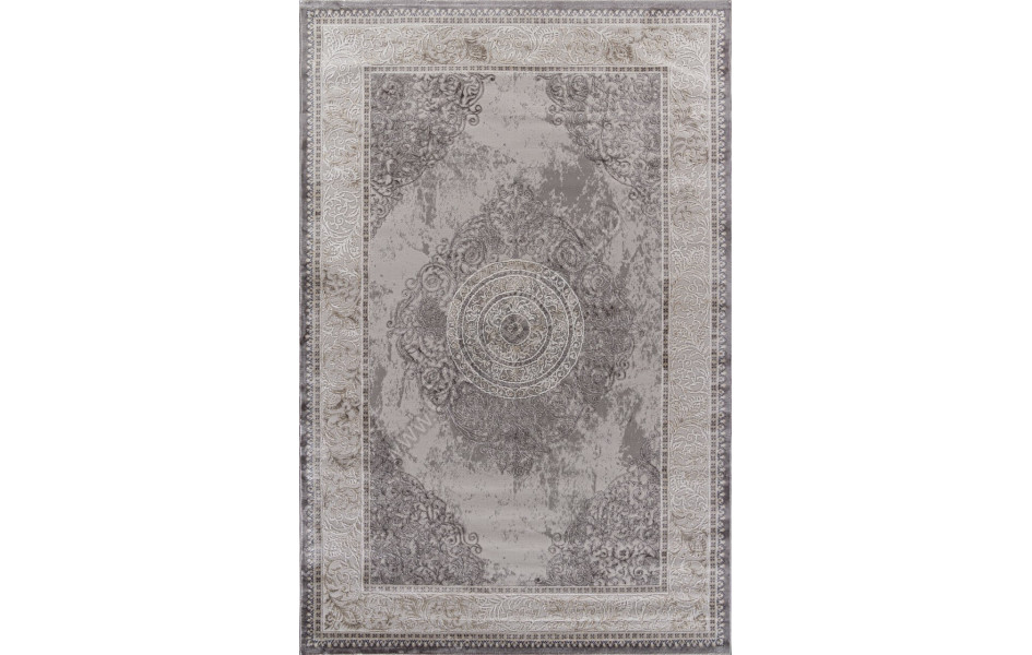 Ковер P0540 - L.GRAY / L.GRAY - Прямоугольник - коллекция LUCCI