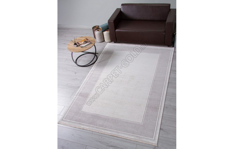 Ковер 00182 - GREY / CREAM - Прямоугольник - коллекция DUBAI